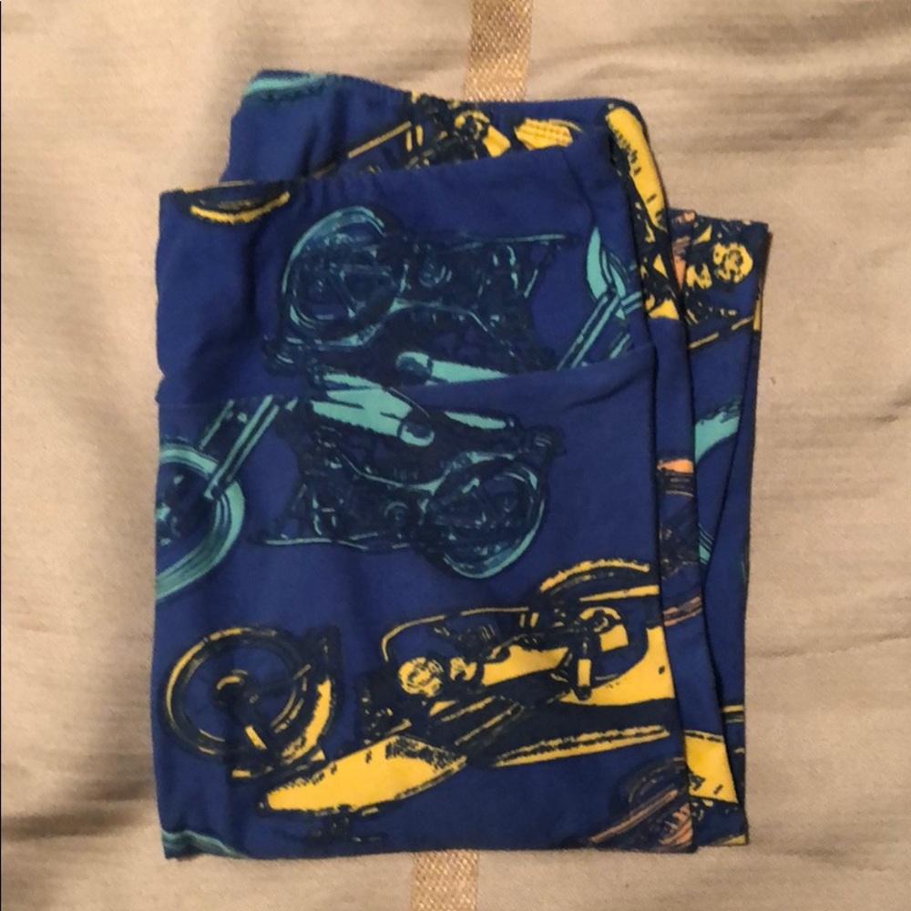RARE LulaRoe motorcycle leggings